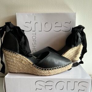 Women’s Topshop Black Espadrille Shoes